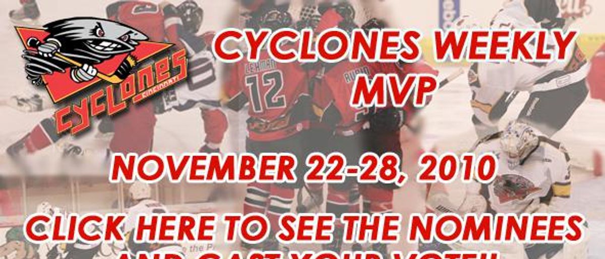 Vote for this Week's Cyclones MVP!!