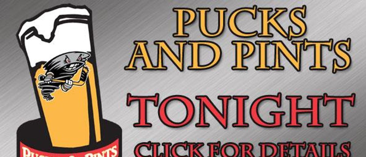 Join us for another Pucks and Pints - January 11!