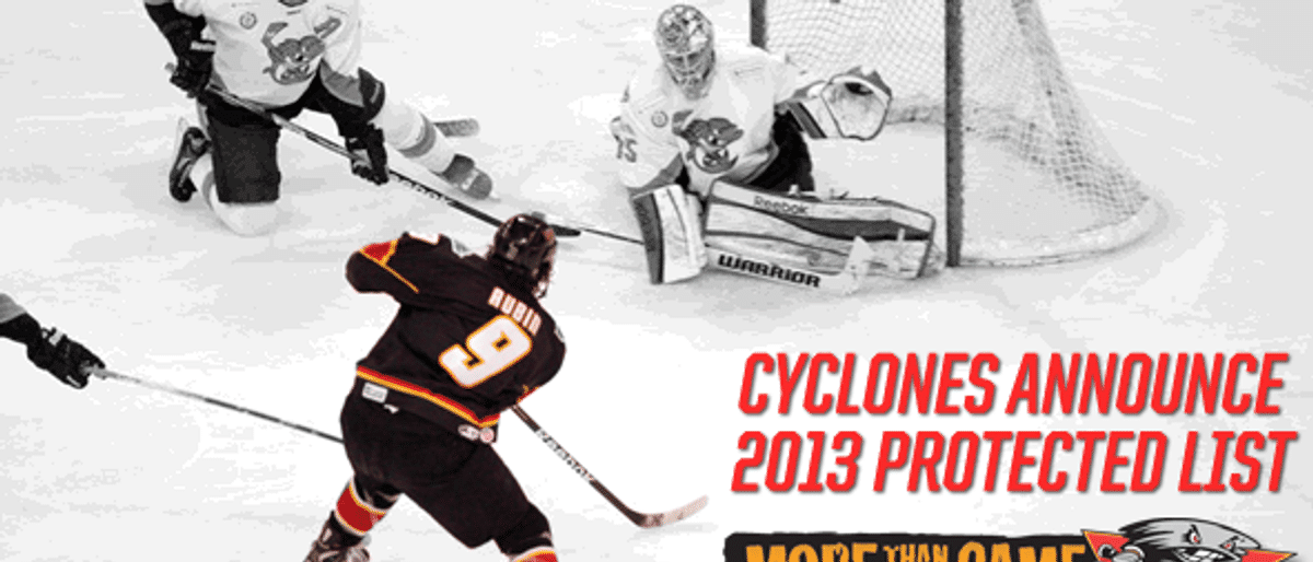 Cyclones Announce 2013 Protected List